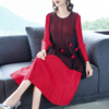 Winter Autumn Women Pleated Fashion New Tidal Loose Big Size Dress