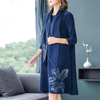 Autumn Women Pleated Fashion New Tidal Loose Big Size Elegant Lady Dress