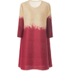 Pleated Foreign Style Large Dress New Belly Covering A-line Dress Spring 2020
