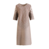 Women Embroidered Pleated Dress Spring 2021 New Women's Loose Plus Size Pleated Dress
