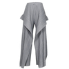 Spring Women Fashion New Tidal Pleated Tops Trousers Two Pieces Clothing Sets Popular Suits
