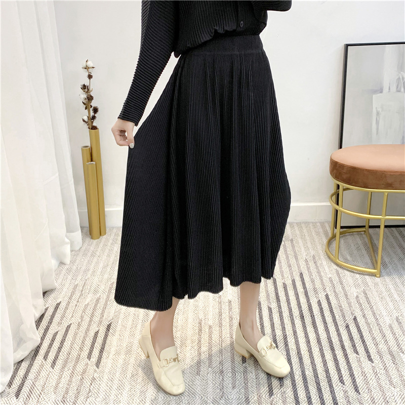 Spring 2020 Women Pleated Fashion New Tidal Jacket Trousers Two Pieces Clothing Set