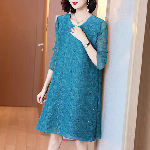 Embroidery Dress Spring New Style Feminine Lace Dress