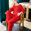 Pleated Sports Suit 2020 Spring New Women's Loose Large T-shirt Fashion Wide Leg Pants Two Pieces Clothing Sets