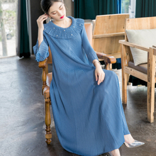 Spring Women Fashion New Arrival Loose Pleated Dress Tidal Popular Dress