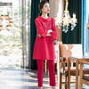 Women Fashion Casual Large Shirts Pleated Suit New Large Pants Tops Two Piece Clothing Sets In Early Spring 2020