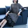 Women Pleated Autumn Dress Long Sleeves Tidal Popular High Quality Dress
