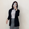 Autumn Winter Women New Pleated Jacket Lapel Coat