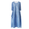Spring Fashion New Women Dress Pleats Loose Big Size Popular Dress