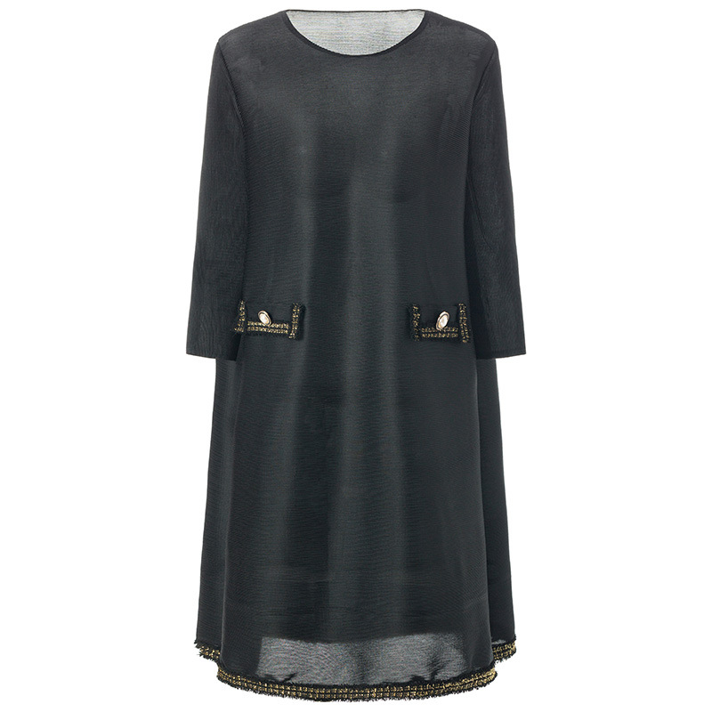 2020 Spring New Dress Women Oversized Pleated Dress