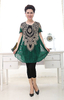 Womens Fashion shirts Knit print short sleeve Ladies skirts G1