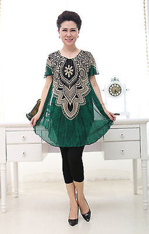Womens Fashion shirts Knit print short sleeve Ladies skirts G1