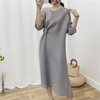 Ruffled Dress Irregular Women Pleated Long Dress Fashion New Loose Big Size Dress