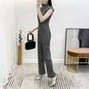 Summer 2020 Women Spot Pleated Jumpsuit New Slim Casual Pants