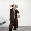 Winter Women Pleated Coat Double-deck Cotton Jacket Loose Large Size Thick Windbreaker