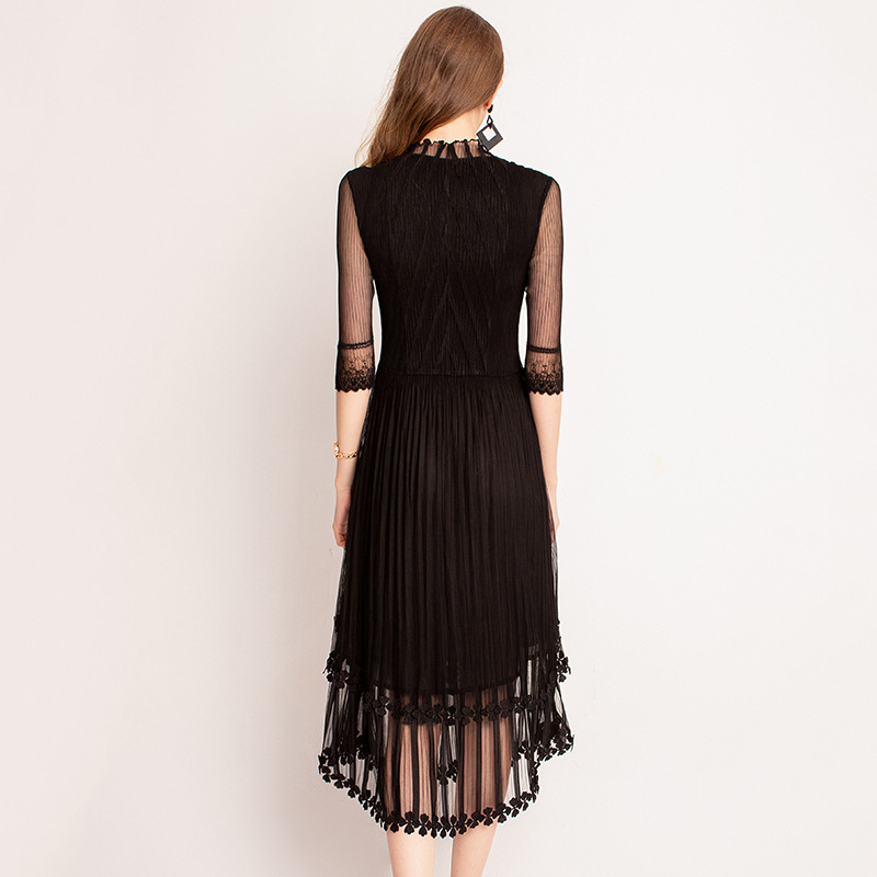 Mesh Yarn Spring Summer Pelats Fashion New Tidal Dress